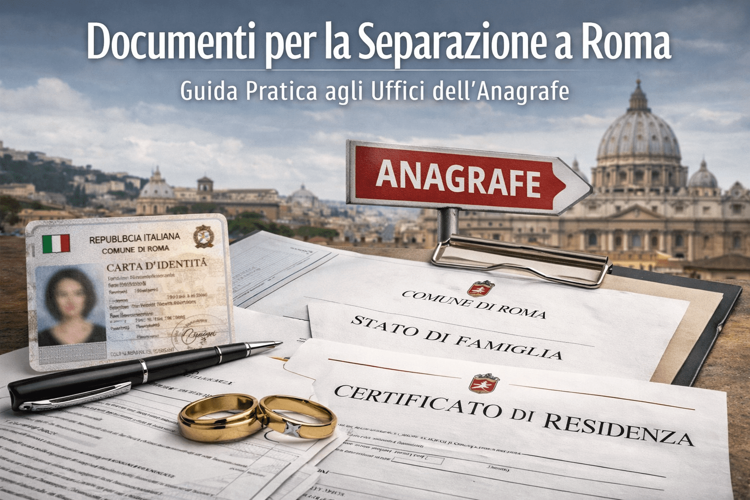 Quali Documenti servono per una Separazione a Roma?