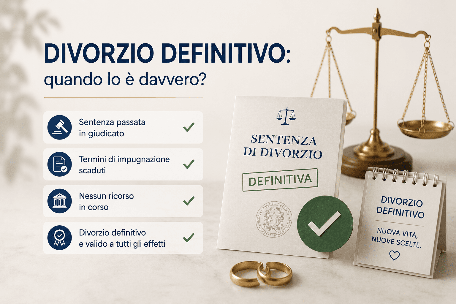 Quando il divorzio è definitivo e come recupero la sentenza