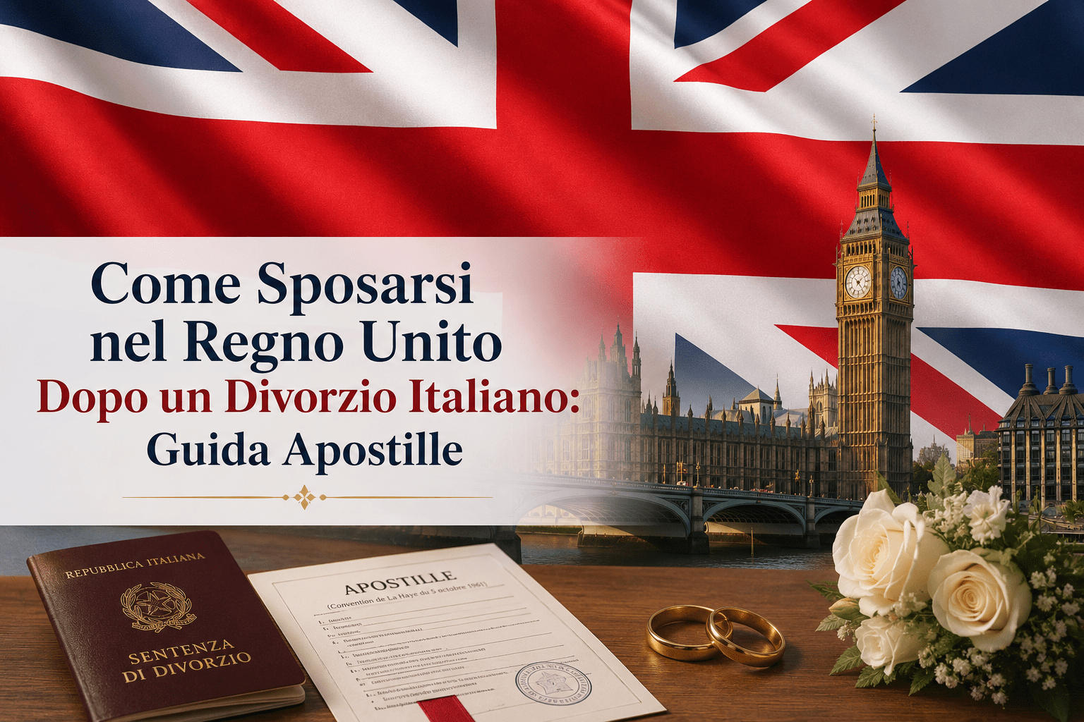 Come Richiederela legalizzazione o la apostille per il divorzio Italiano Fatto in inghilterra?